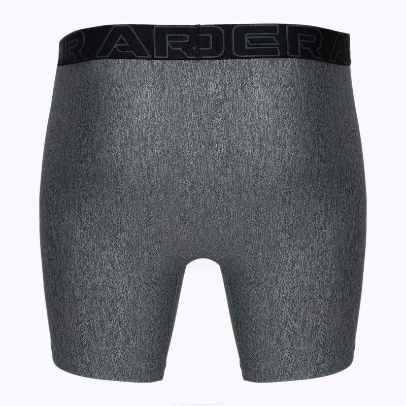 Under Armour Perf Tech 6in férfi boxeralsó 3 pár piros/szürke/fekete 2