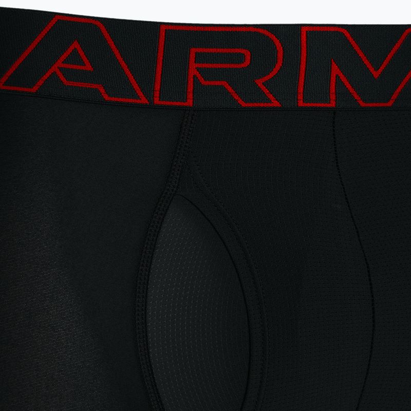 Under Armour Perf Tech 6in férfi boxeralsó 3 pár piros/szürke/fekete 4