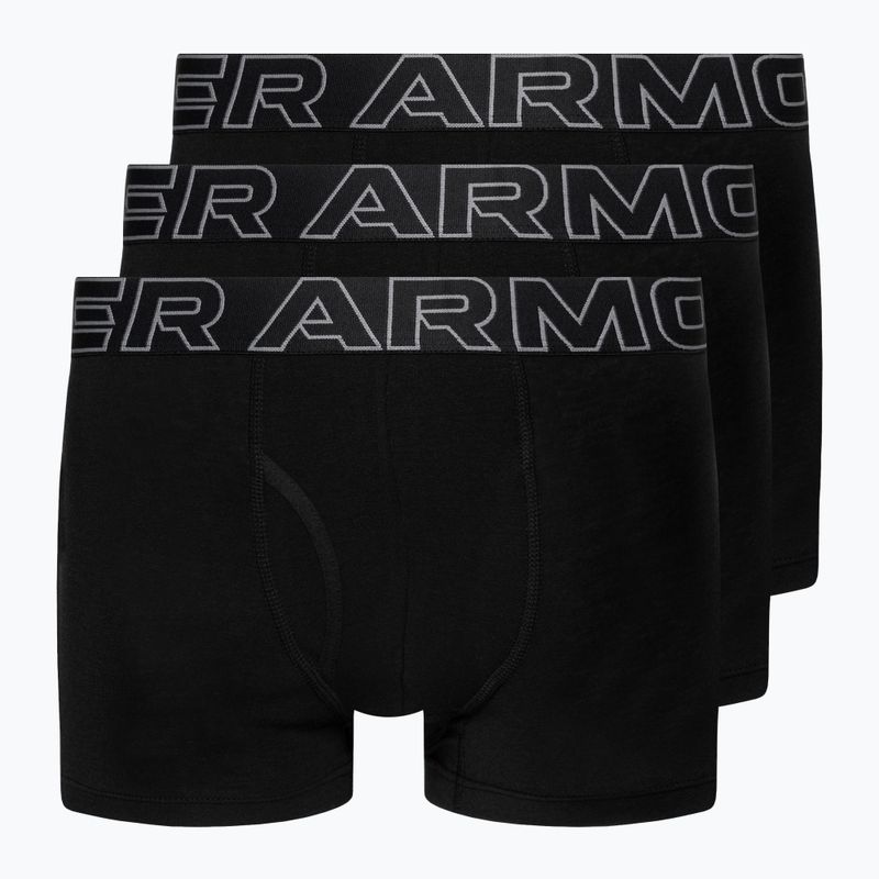 Férfi alsónemű Under Armour Perf Cotton 3 db black