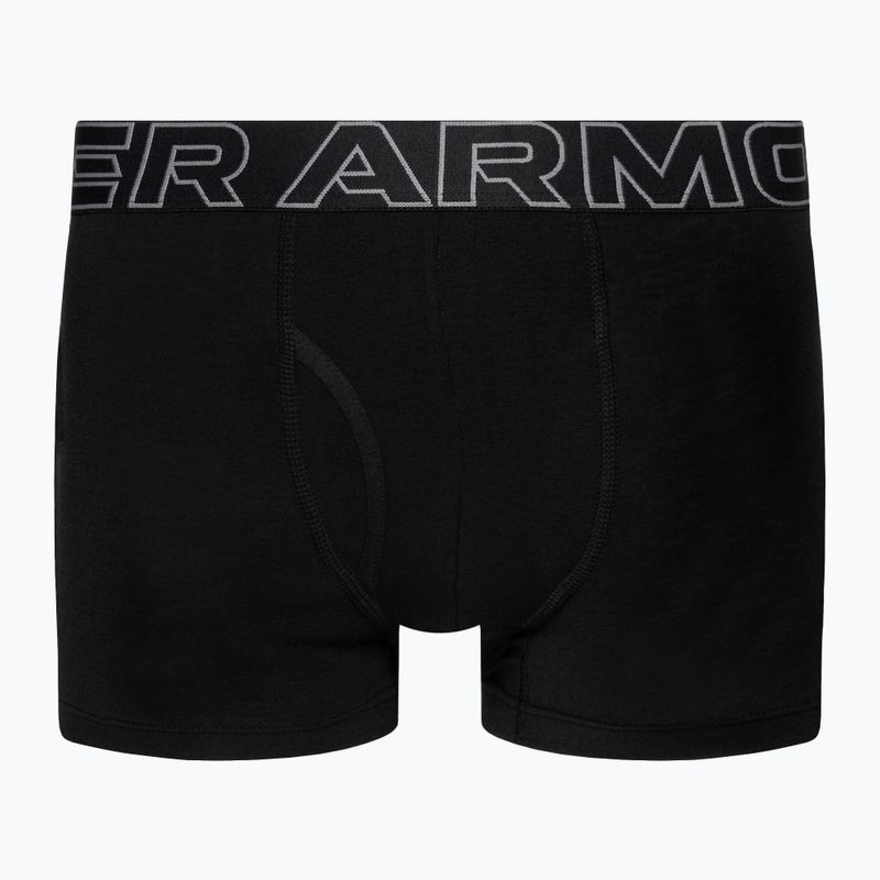 Férfi alsónemű Under Armour Perf Cotton 3 db black 2