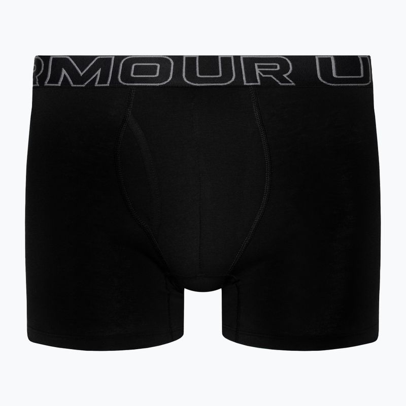 Férfi alsónemű Under Armour Perf Cotton 6 db black 2