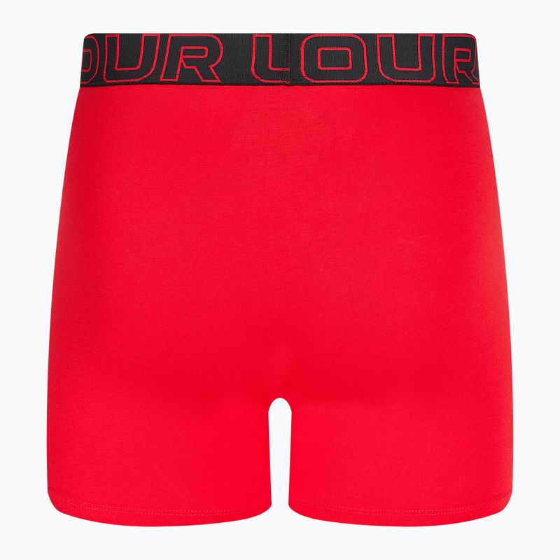 Férfi alsónemű Under Armour Perf Cotton 6" 3 db carbon black/galaxy black 6