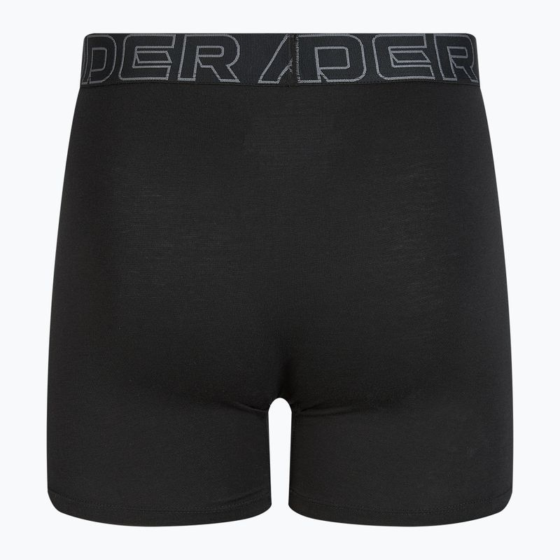 Férfi alsónemű Under Armour Perf Cotton 6" 3 db carbon black/galaxy black 9