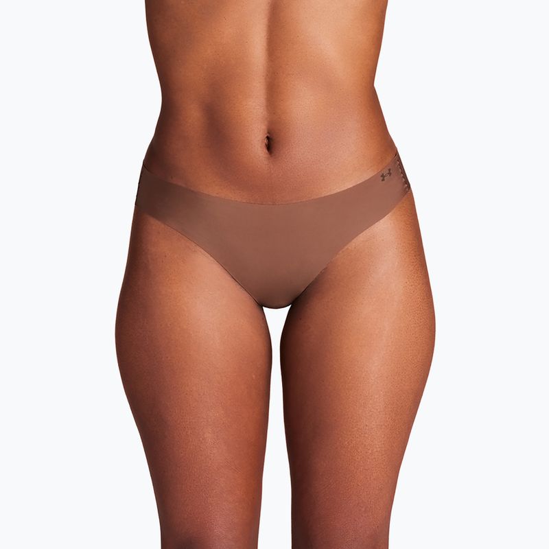 Női tanga Under Armour Pure Stretch Ns Thong 3 pár hue 625