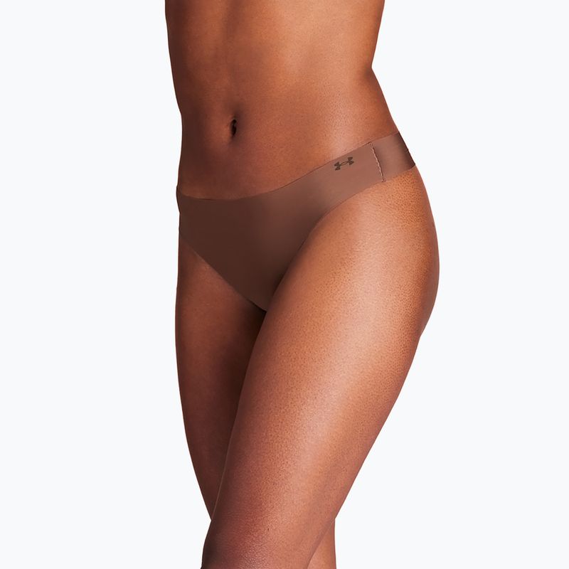 Női tanga Under Armour Pure Stretch Ns Thong 3 pár hue 625 2