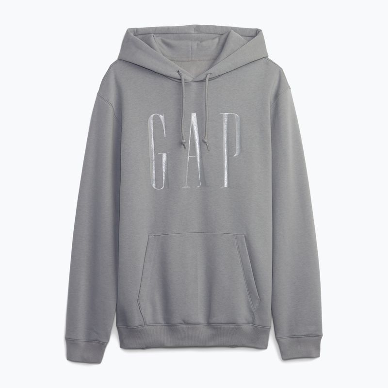 Férfi pulóver GAP Shine Logo Hoodie pilot grey 5