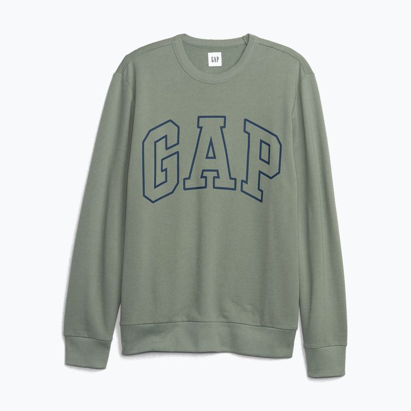 Férfi pulóver GAP Logo Crewneck sage 3
