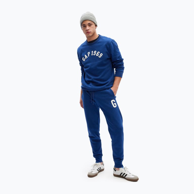 Férfi nadrág GAP 1969 Logo Jogger pangae blue 5