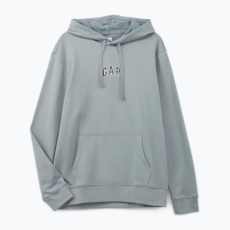 Férfi pulóver GAP French Terry Mini storm cloud 4