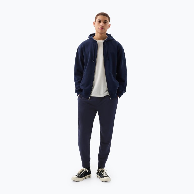Férfi nadrág GAP Heritage French Terry Loggo Jogger blue navy 2