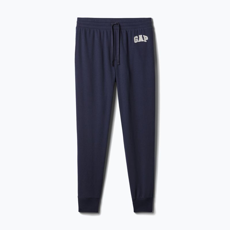 Férfi GAP Heritage francia frottír Loggo Jogger nadrág kék navy 5