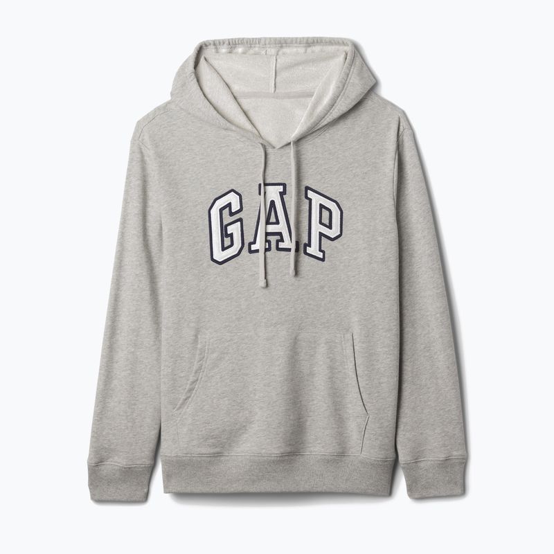 Női pulóver GAP Heritage French Logo Hoodie light heather grey 3