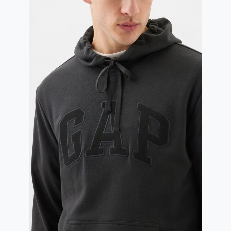 Férfi pulóver GAP Heritage French Terry Logo moonless night 4