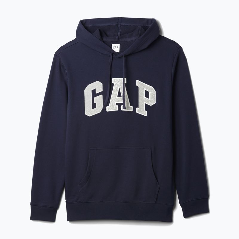 Férfi pulóver GAP Heritage French Terry Logo blue navy 5