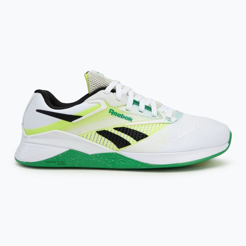 Edzőcipő Reebok Nano x4 cloud white/solar acid yellow/sport green 2