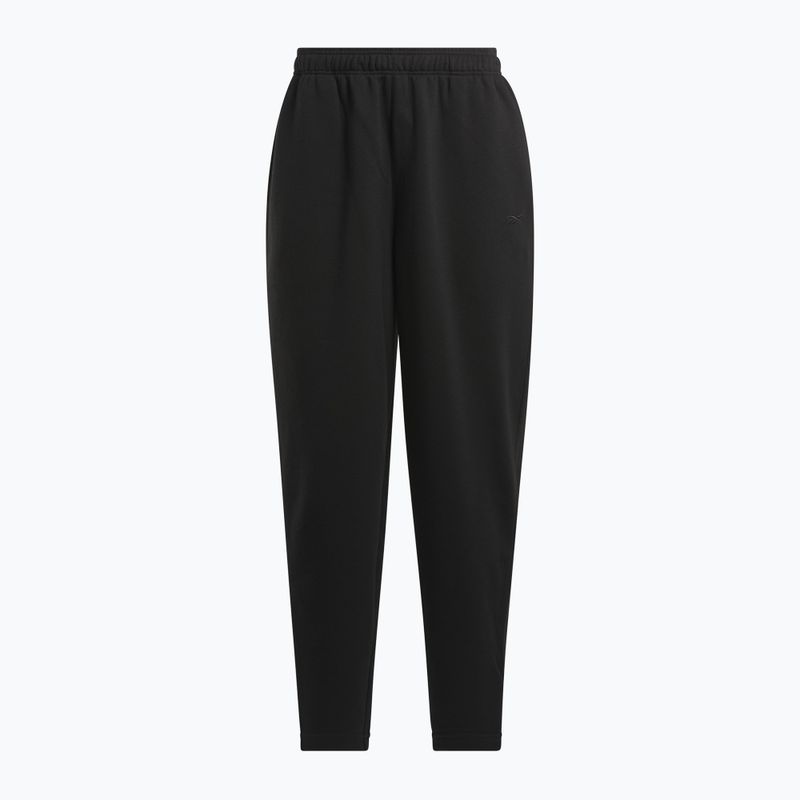 Női Reebok Lux Fleece melegítőnadrág fekete 6