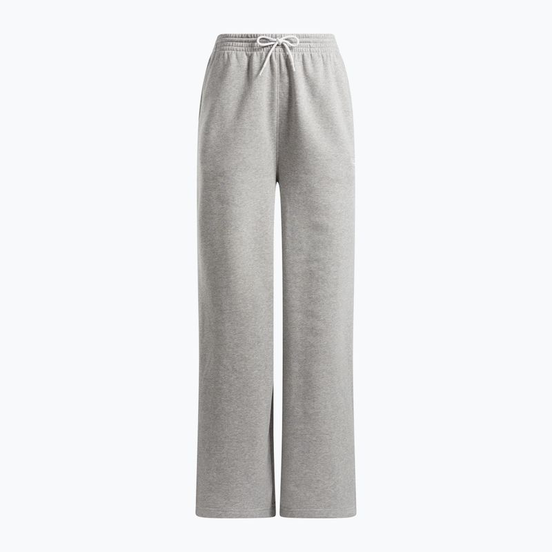Női Reebok Identity Small Logo Fleece Fleece WIde Leg nadrág közepes szürke sörényszürke 4