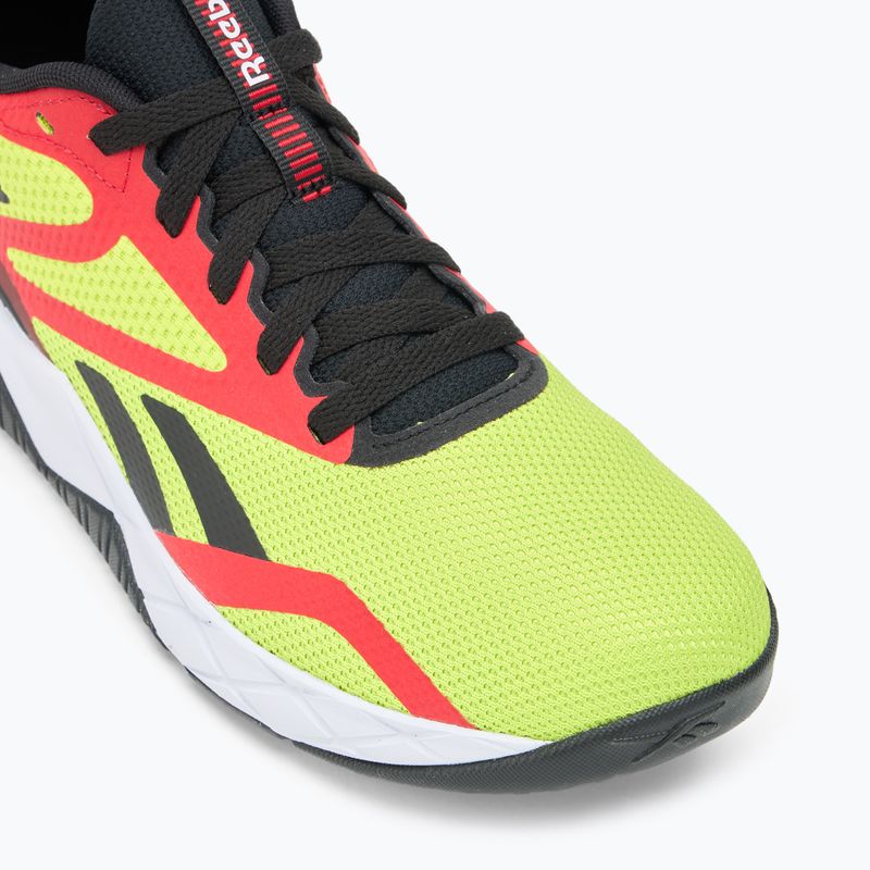 Férfi edzőcipő Reebok NFX acid yellow/black/vector red 7