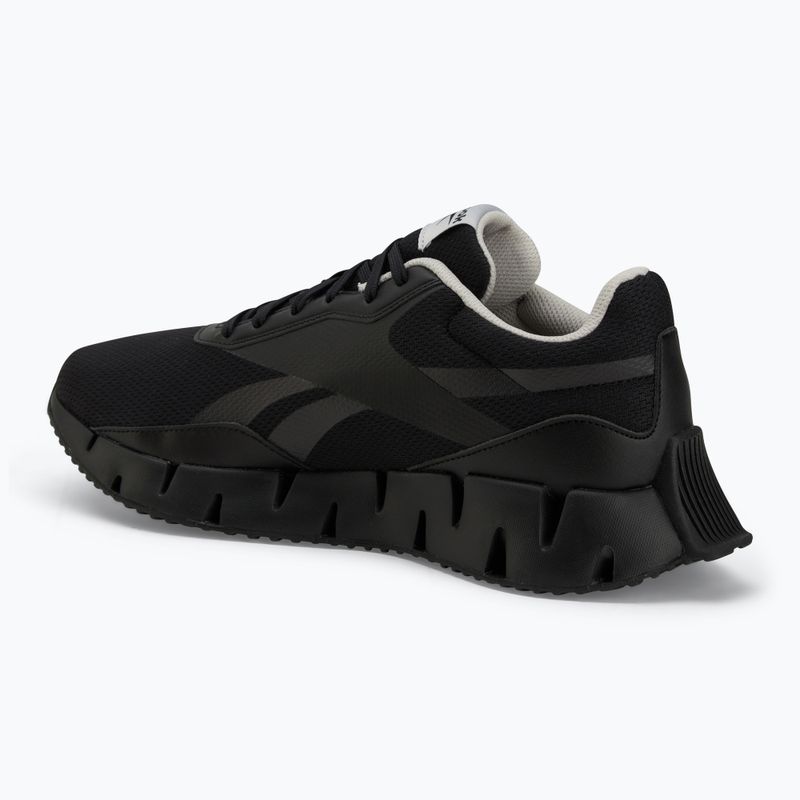 Reebok Zig Dynamica STR férfi futócipő fekete/mosottfekete/keverészürke 3