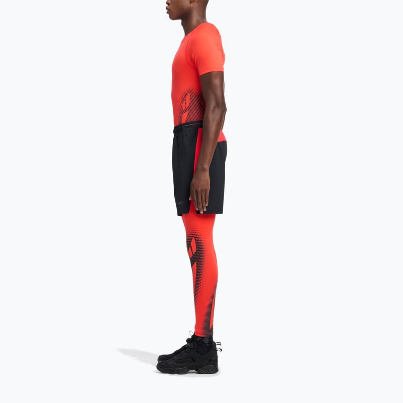 Férfi Reebok Athlete Speed edzőnadrág fekete/energia piros 2