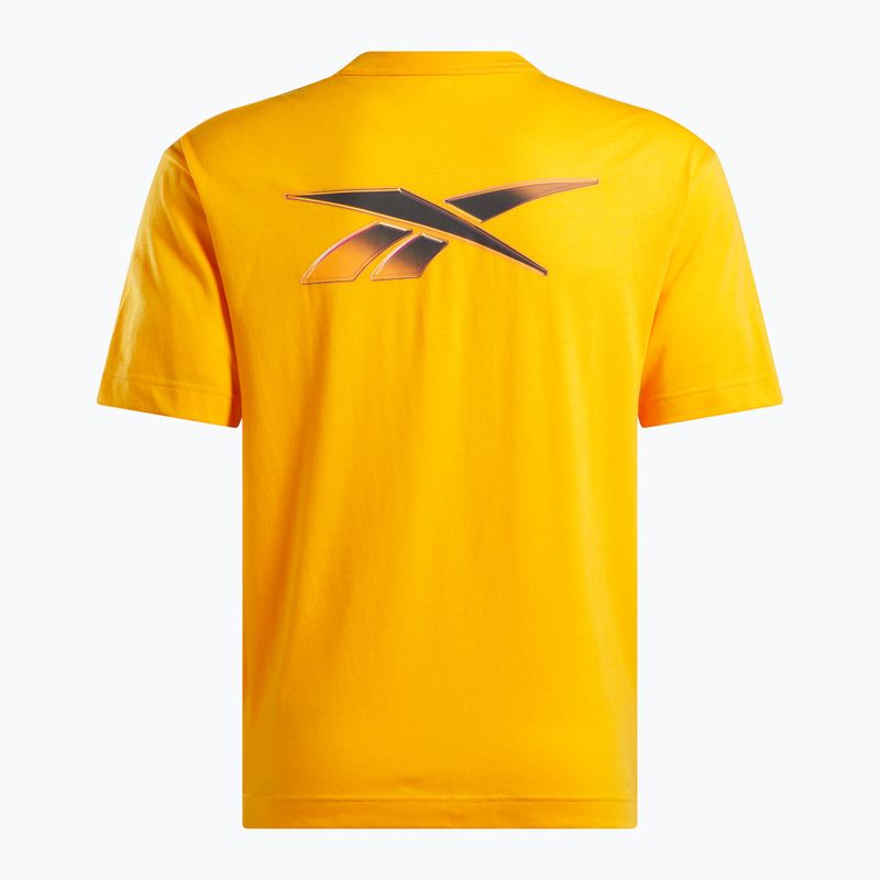 Férfi edző póló Reebok Atlethe Hype Tee electric amber 7