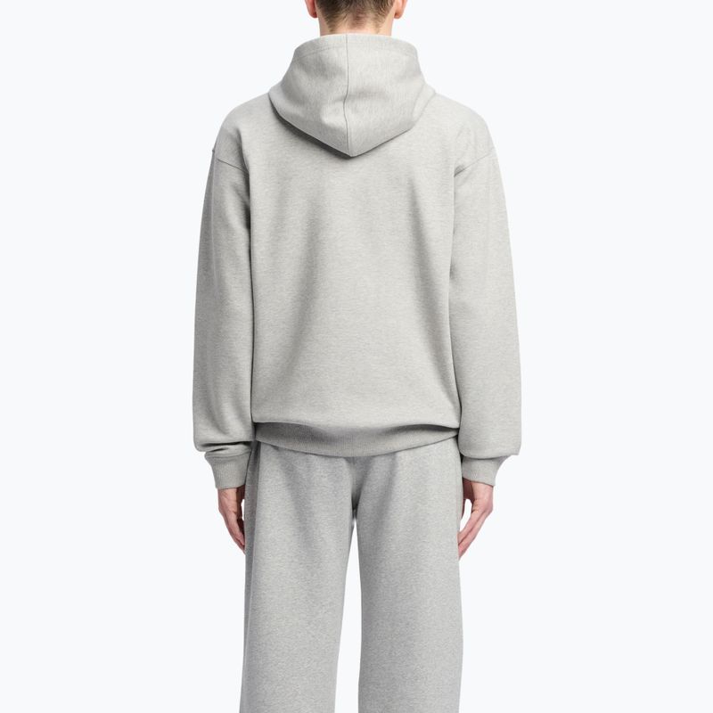Férfi Reebok Athlete kapucnis pulóver közepes szürke sörény 3