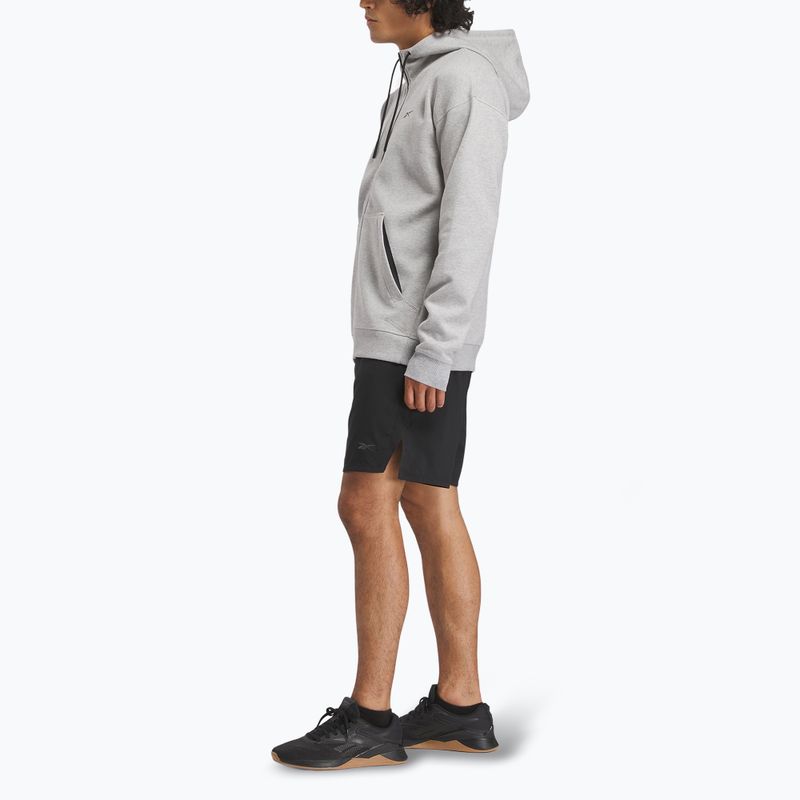 Férfi Reebok Athlete Full Zip pulóver közepes szürke szürke sörény 2