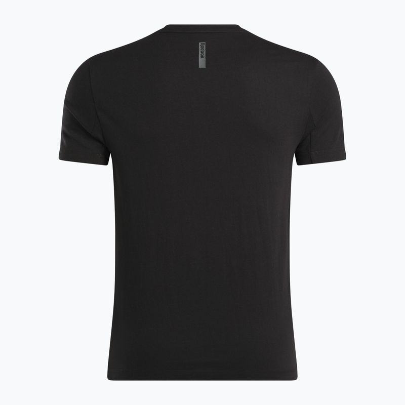 Férfi edzőpóló Reebok Atlethe Tee fekete 7