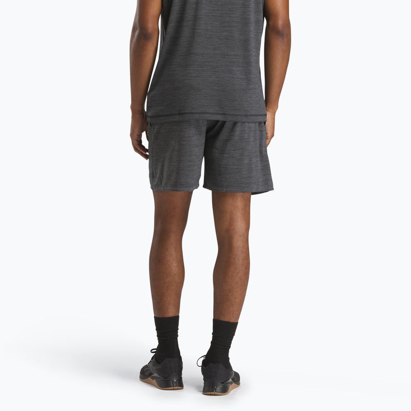 Férfi Reebok Id Train Melange Knit rövidnadrág fekete 3