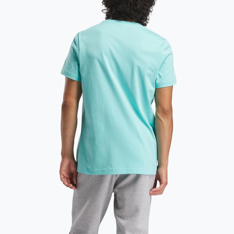 Férfi Reebok Identity Small Logo Tee ai aqua színű póló 3