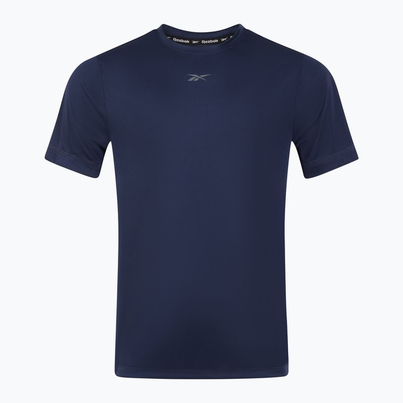 Férfi Reebok Id Train Tech Tee vektoros, tengerészkék edzőpóló