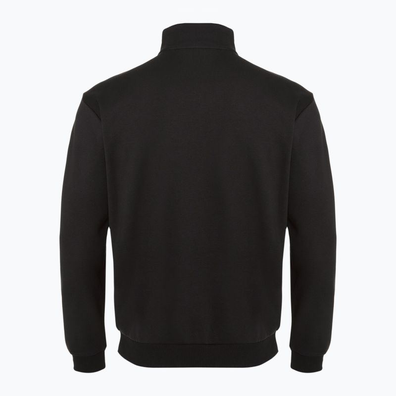 Férfi Reebok Identity Fleece 1/4 Zip edzőpulóver fekete/fehér/vektor piros 2