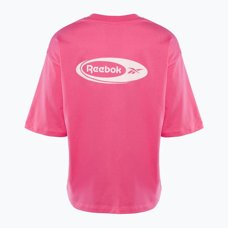 Női edzőpóló Reebok Ide Brand Proud Tee igaz rózsaszínű 2