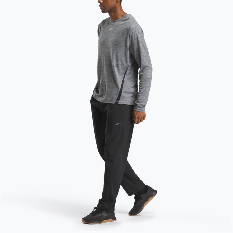 Férfi Reebok Id Train Energy Tech Tee szürke 1 edzős hosszú ujjú ruha 2
