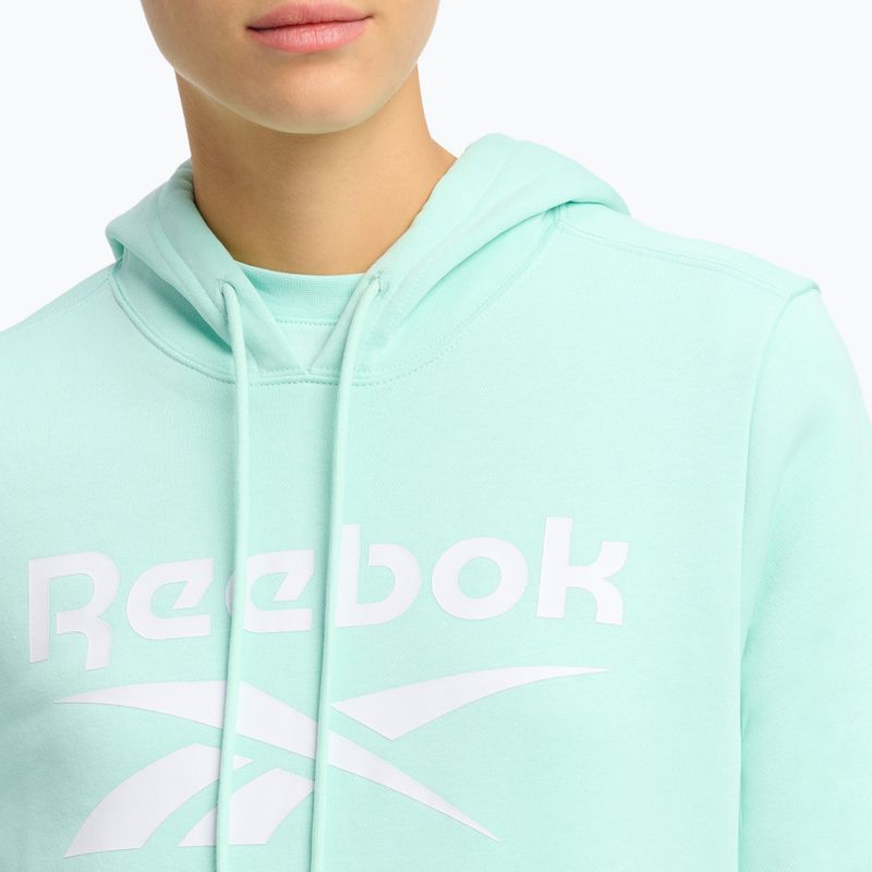 Női Reebok Identity Big Logo Fleece Fleece glitch aqua pulóver 4