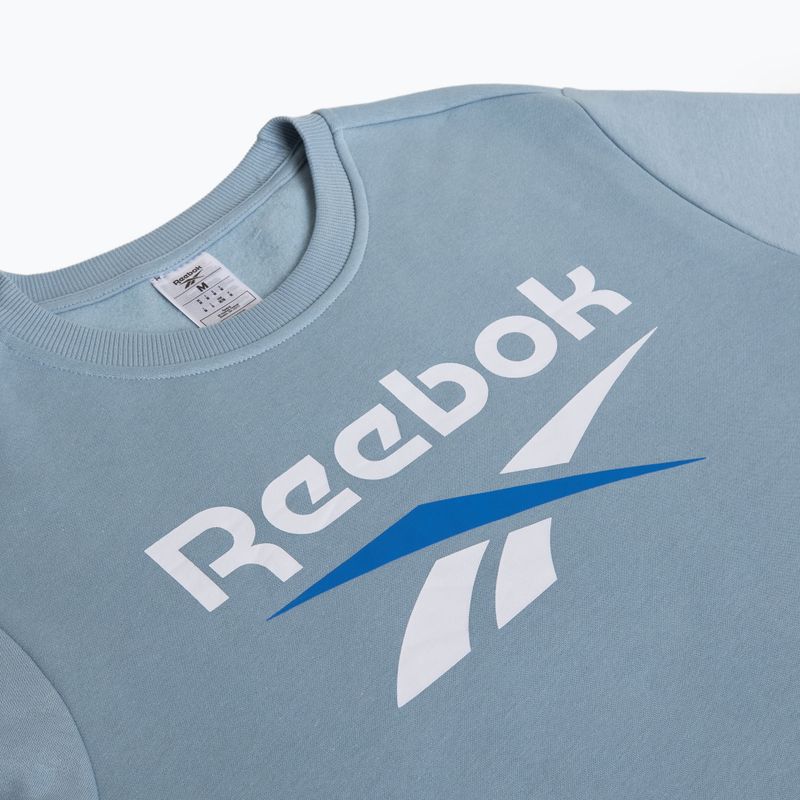 Férfi Reebok Identity Big Logo Fleece Crew melegítőfelső upgrade kék 3