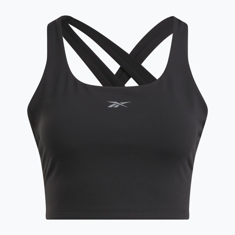 Női edzőpóló Reebok Lux Tank fekete 4