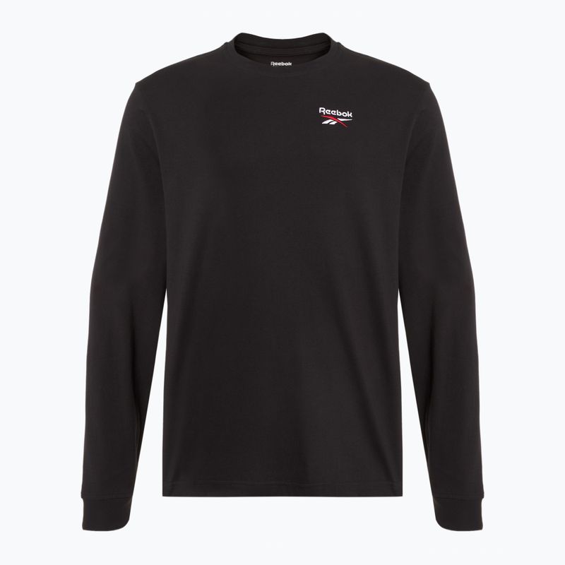 Férfi Reebok Identity Small Logo Tee fekete/fehér/vektor piros póló
