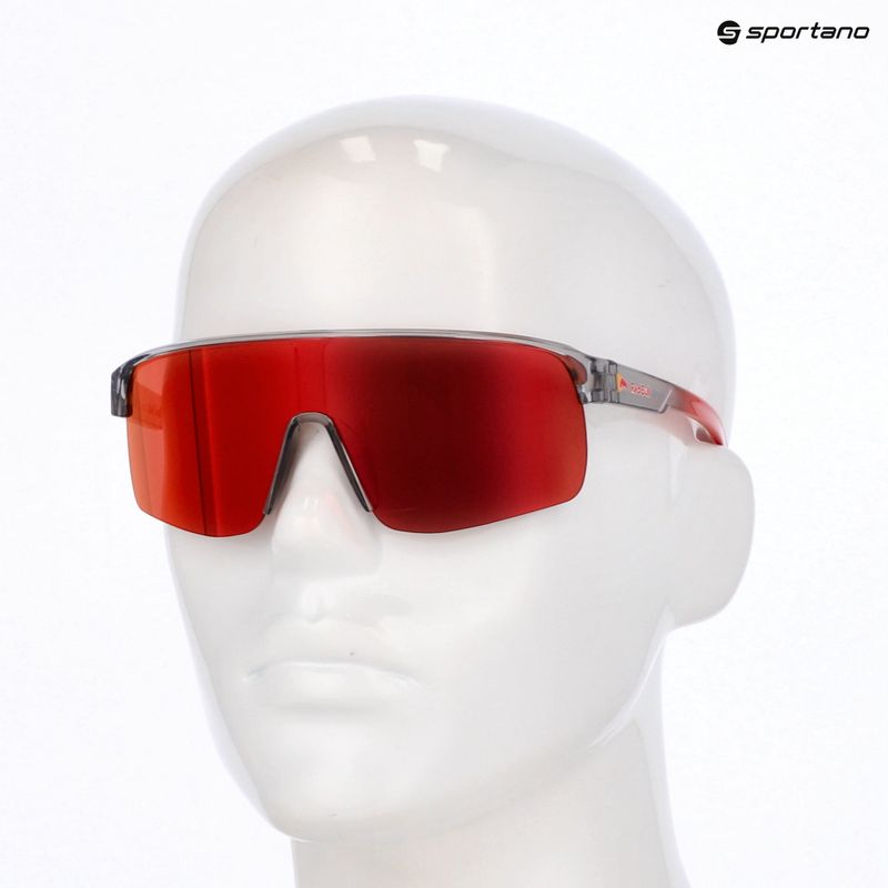 Napszemüveg Red Bull SPECT Dakota light grey/brown with red-orange mirror 7