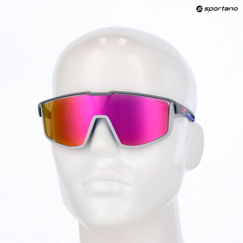 Julbo Fury Spectron matt sötétszürke/szürke/kék/többrétegű rózsaszín napszemüveg 7