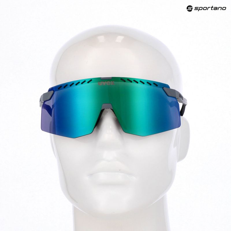 Napszemüveg UVEX Pace Stage grey matt/mirror green 7