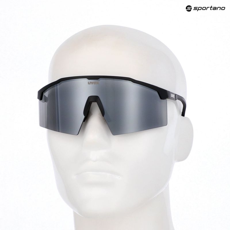 Napszemüveg UVEX Flowline black matt/mirror silver 7