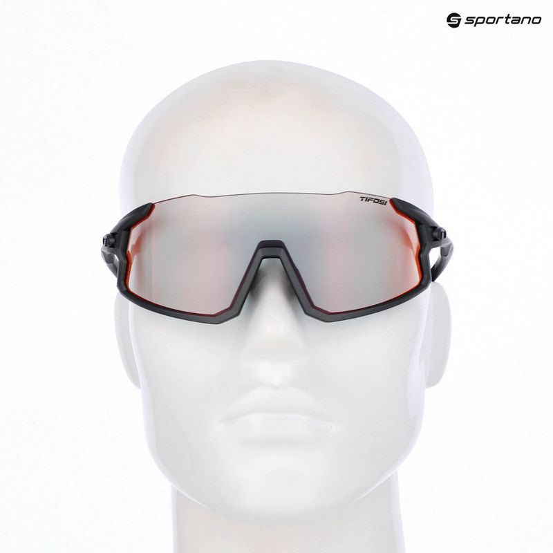 Tifosi Stash Clarion Fototec matt páncélmetál/klarion piros fotokróm napszemüveg 5