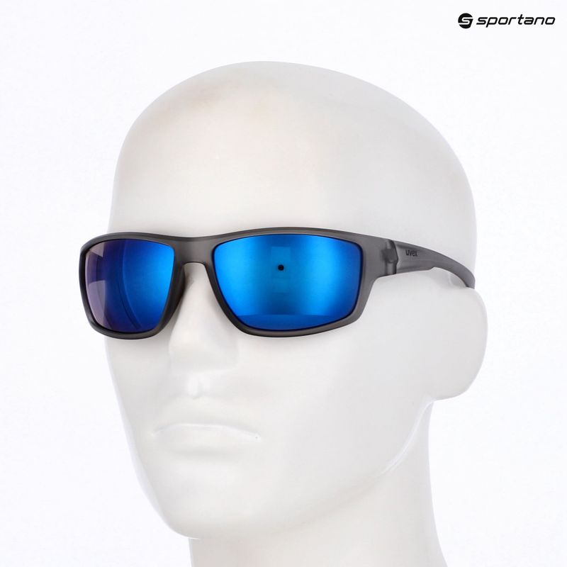 UVEX Sportstyle 230 füst matt/tükörkék napszemüveg 7