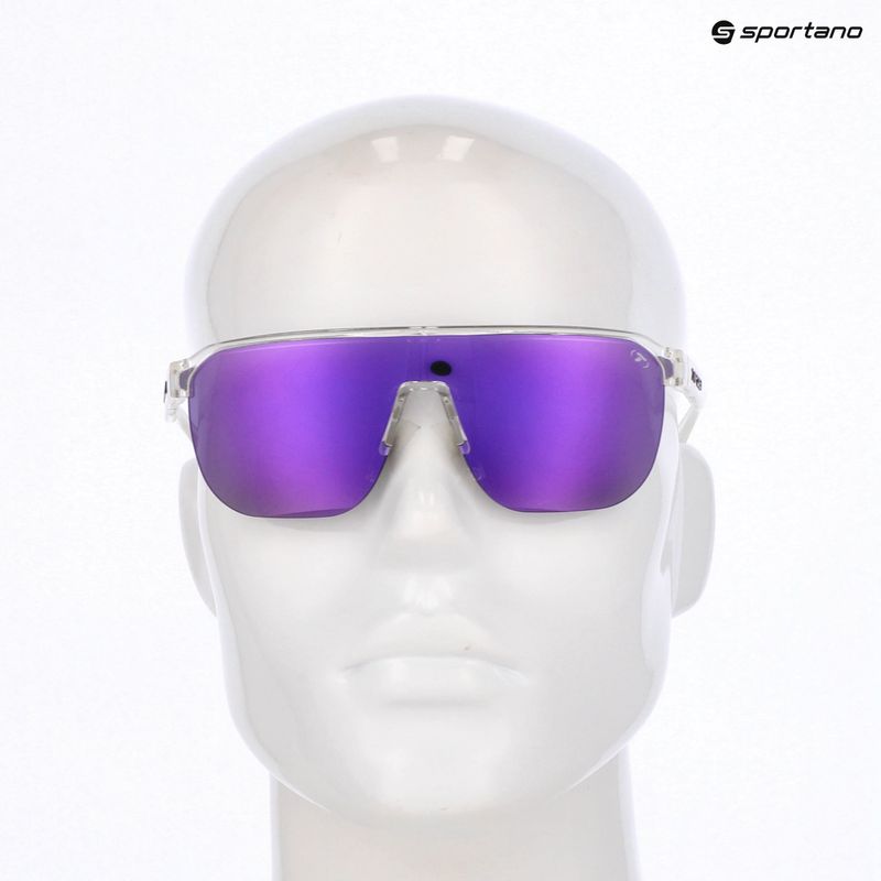 Napszemüveg Tifosi Sanctum SL crystal clear/smoke purple mirror ar 4