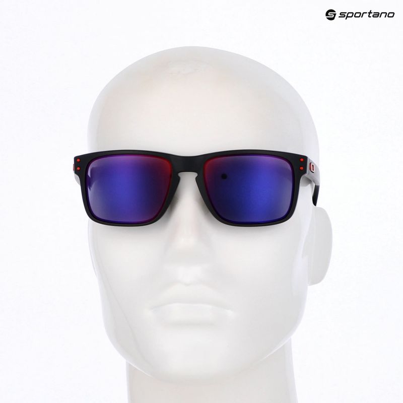 Oakley Holbrook matt fekete/pozitív piros irídium napszemüveg 9