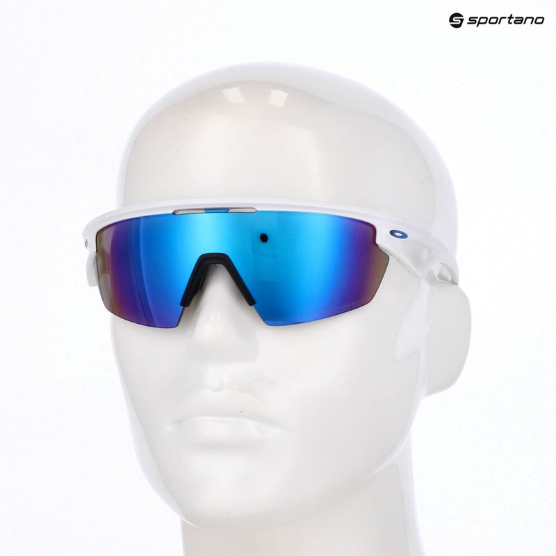 Napszemüveg Oakley Sphaera matte white/prizm sapphire polarized 9