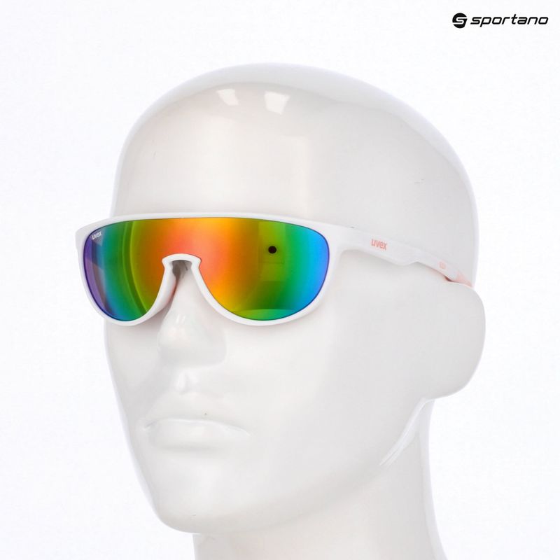 Gyerek napszemüveg Sportstyle 515 white matt/mirror pink 10