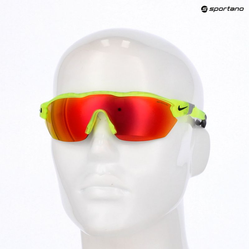 Férfi napszemüveg Nike Show X3 Elite L matte volt/road red mirror 8