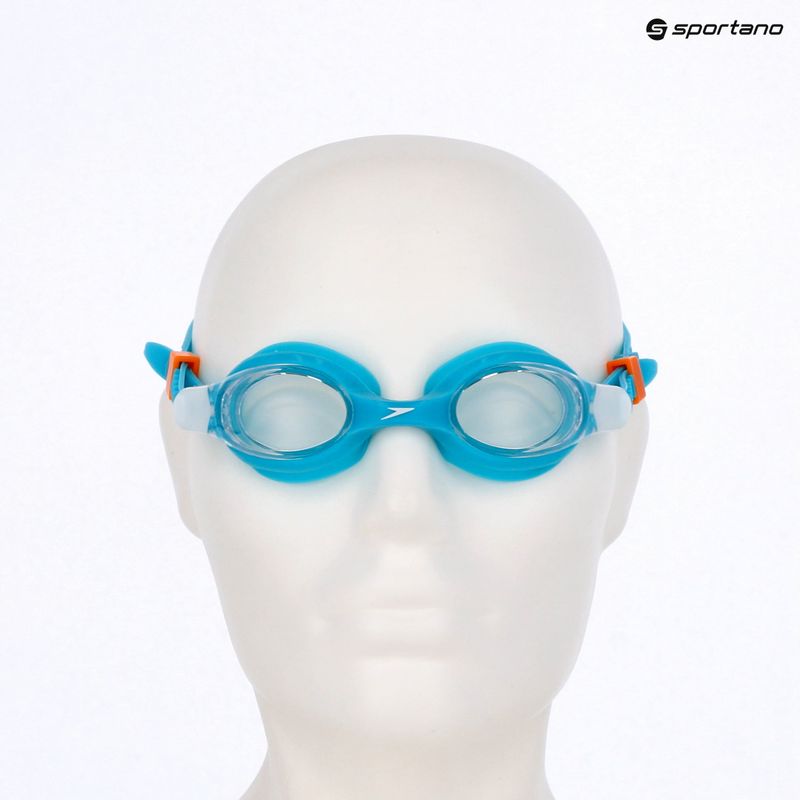 Gyerek úszószemüveg Speedo Skoogles azure blue/fluro green/fluro orange/clear 3